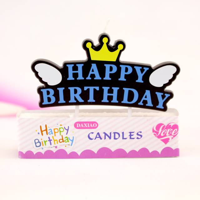 Lilin Ulang Tahun / Happy Birthday Candle Crown Wing
