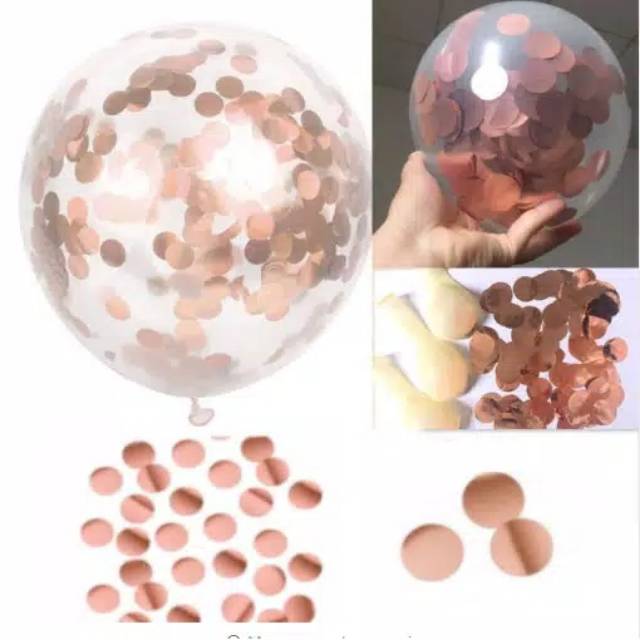 Balon Latex  / Lateks Confetti 12 inch