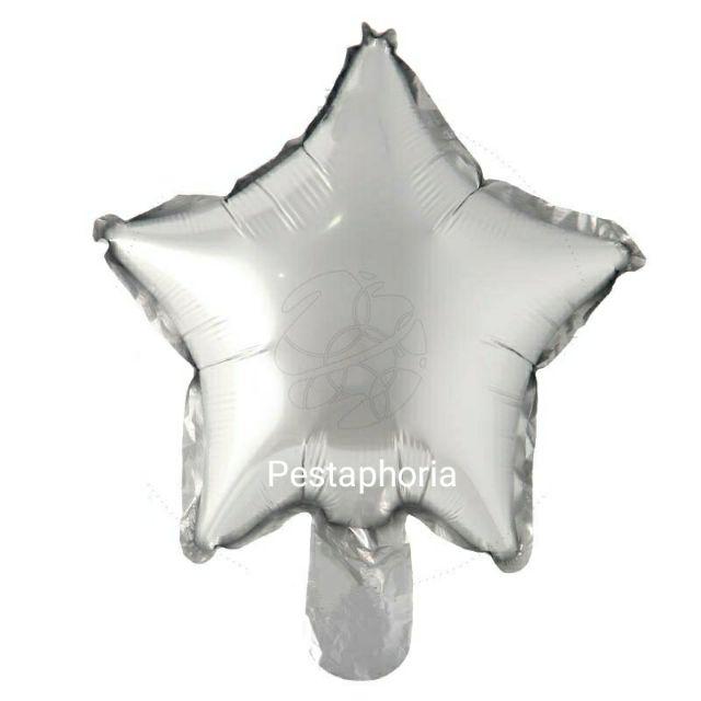 Balon Foil Bintang / Star Satin Matte Size 10 inch ( 25 cm)