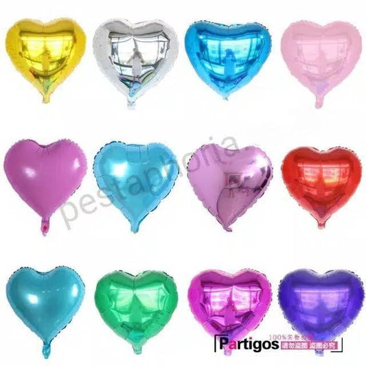 Balon Foil Hati / Love Size 18 inch (45 cm )