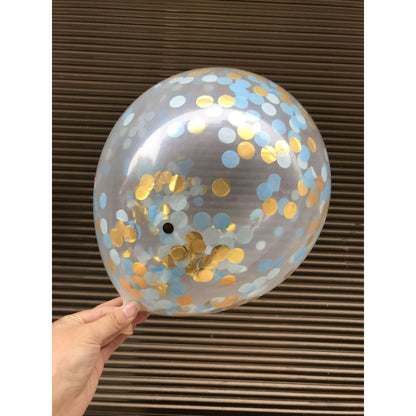Balon Latex  / Lateks Confetti 12 inch Mix Dua Warna