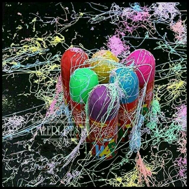 Crazy String / Party String / String Spray HANYA BISA KIRIM AREA JAWA TIMUR
