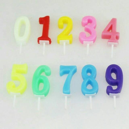 Lilin Angka Ulang Tahun Model Korea / Birthday Numeric Candle / Birthday Number Candle
