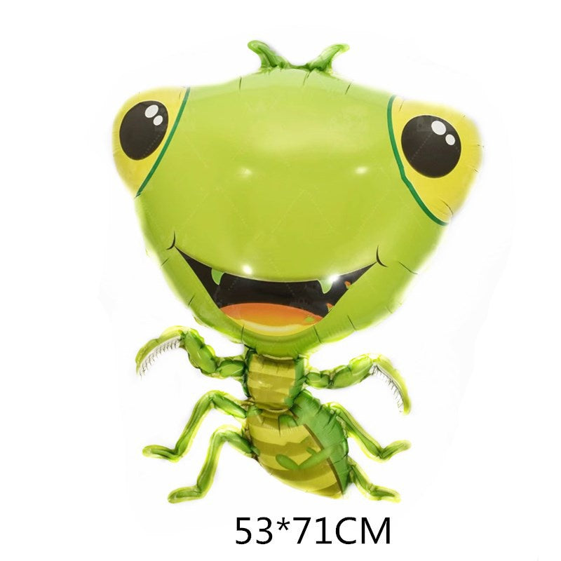 Balon Foil Insect Gecko, Bee, Ant, Mantis Size Jumbo