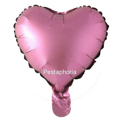 Balon Foil Love / Hati Satin Matte Size 10 inch ( 25 cm)