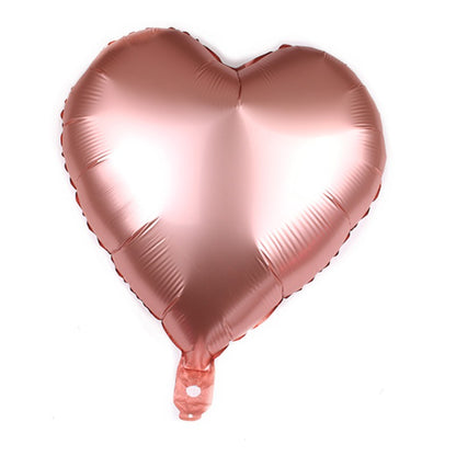 Balon Foil Hati / Love Satin Matte Size 45 cm