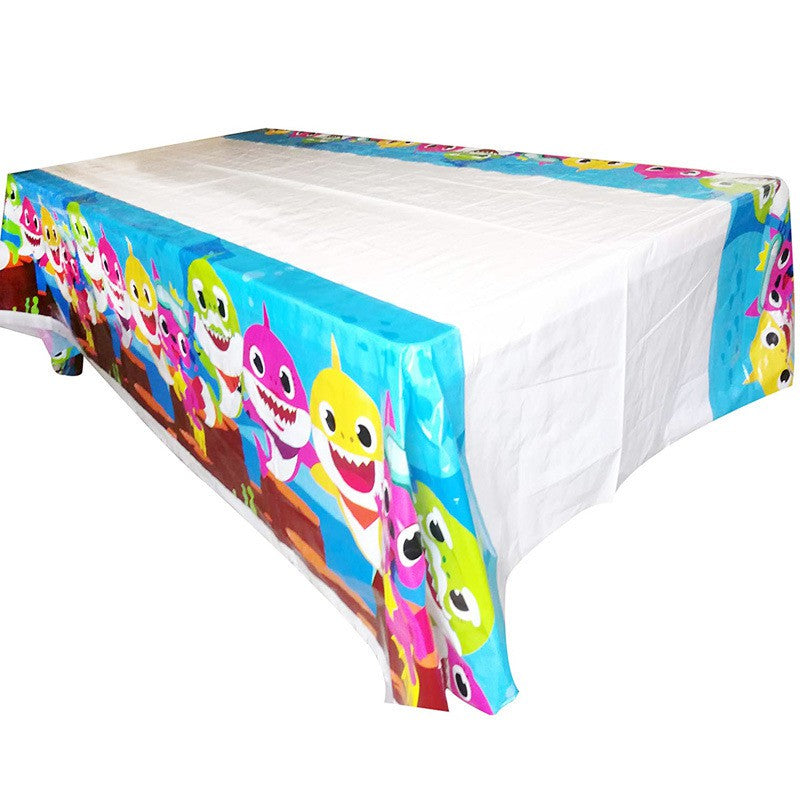 Taplak Meja Plastik Karakter/ Plastic Table Cover Karakter / Kartun
