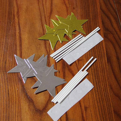 Cake Topper / Topper Kue Star Metalik