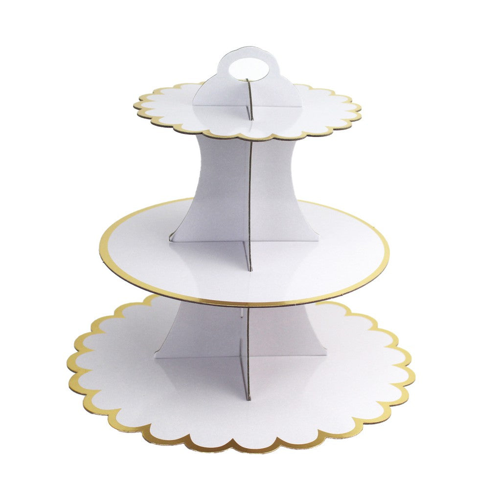 3 Tier Cupcake Stand / Cake Stand Polos List Gold