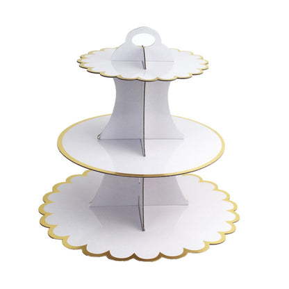 3 Tier Cupcake Stand / Cake Stand Polos List Gold