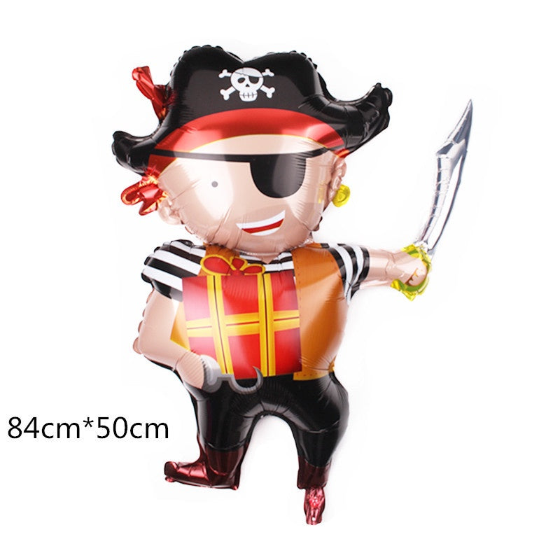 Set isi 6 Balon Foil Pirate