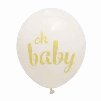 10 pcs Balon Latex / Latex Oh Baby size 12 Inch 3 gram