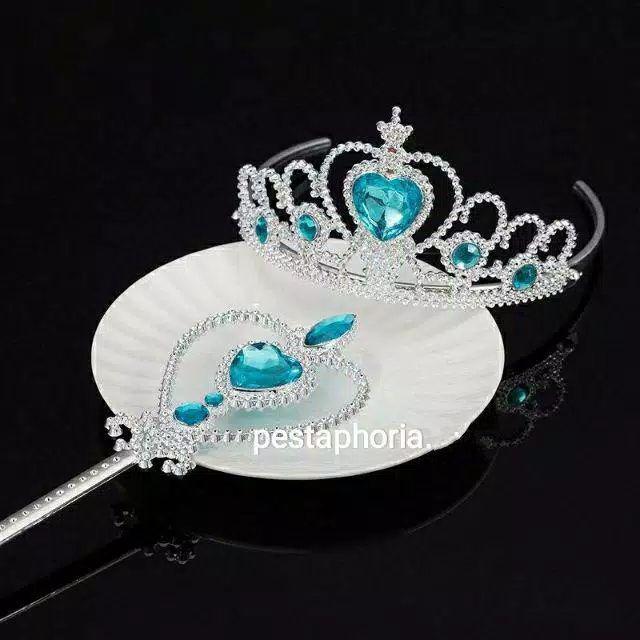Mahkota Princess / Tiara Anak / Children Crown + Tongkat Peri