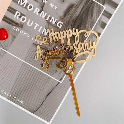 Cake Topper Acrylic / Topper Kue Akrilik Happy Mothers Day / Best Mom / We Love You Mommy / Daddy
