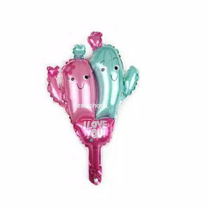 Balon Foil Cactus / Kaktus I Love You Size Mini