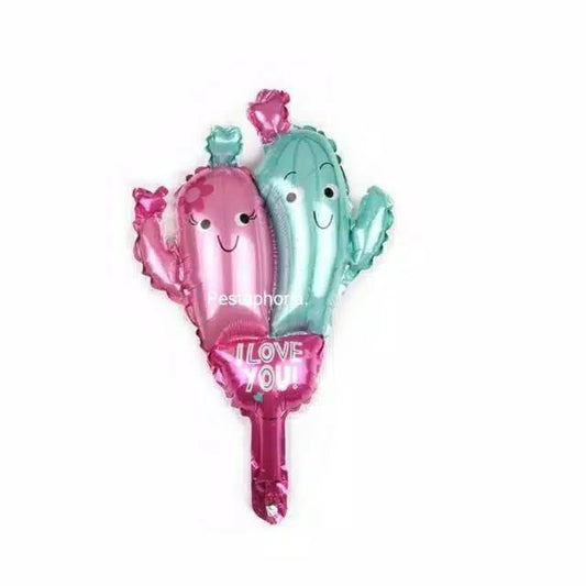 Balon Foil Cactus / Kaktus I Love You Size Mini