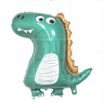 Balon Foil Dino/ Dinosaurus / Dinosaur Kartun Crown Mini