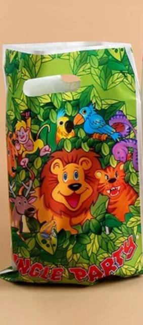 Plastik Souvenir / Candy Motif Jungle Party / Animal / Safari