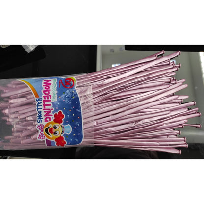 Balon Latex Twist Chrome / Balon Panjang / Pentil / Cacing Chrome