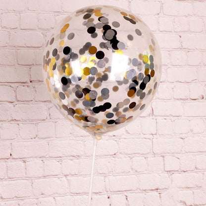 Balon Latex  / Lateks Confetti 12 inch Mix Dua Warna