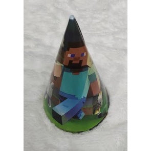 ( isi 10 pcs ) Party Hat / Topi Pesta Ulang Tahun / Ultah Karakter / Kartun Model Kerucut