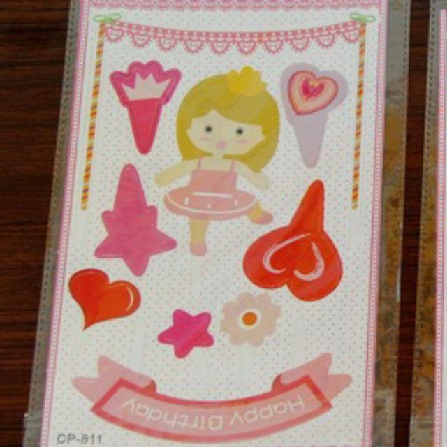 Cake Topper / Topper Kue Happy Birthday Princess Crown