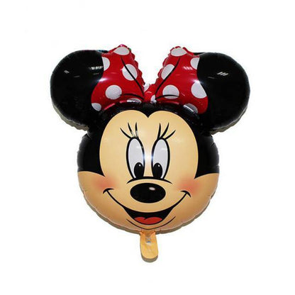 Balon Foil Minnie Mouse Head / Kepala Minnie Mouse Size 69 cm