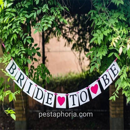Bunting Flag / Banner Bride To Be u/ Bridal Shower