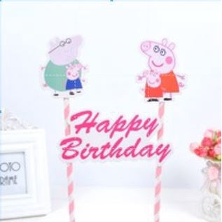 Cake Topper / Topper Kue HBD / Happy Birthday Karakter / Kartun