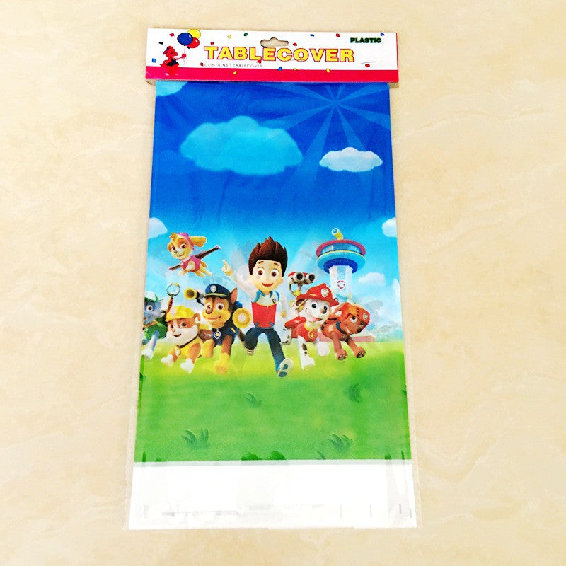 Taplak Meja Plastik Karakter/ Plastic Table Cover Karakter / Kartun