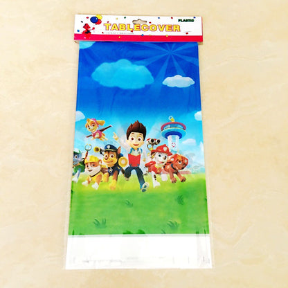 Taplak Meja Plastik Karakter/ Plastic Table Cover Karakter / Kartun