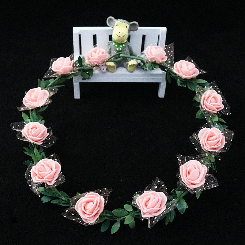 Flower Crown ( isi 12 Kuntum Bunga) / Mahkota Bunga