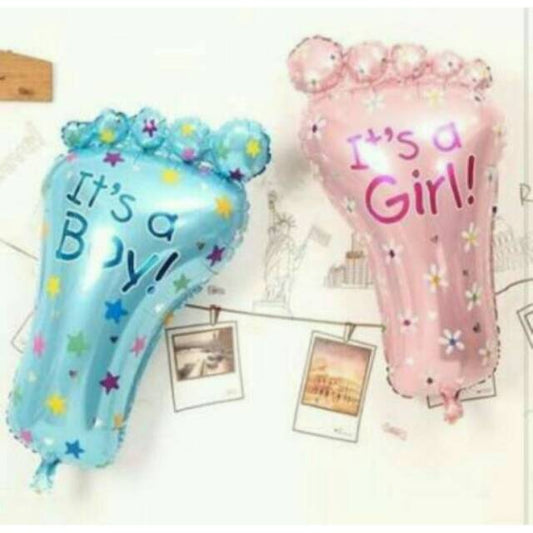Balon Foil Baby Foot / Kaki Bayi Jumbo Size 80 cm
