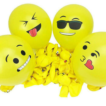 Balon Latex/Lateks Emoji Emoticon 12 inch