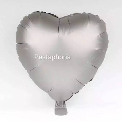 Balon Foil Hati / Love Satin Matte Size 45 cm