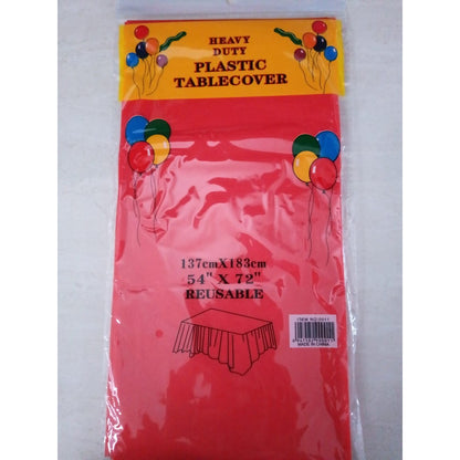 Taplak Meja Plastik Polos / Plastic Table Cover Polos