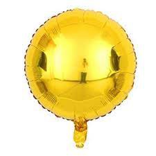 Balon Foil Bulat Polos / Round Size 45 cm
