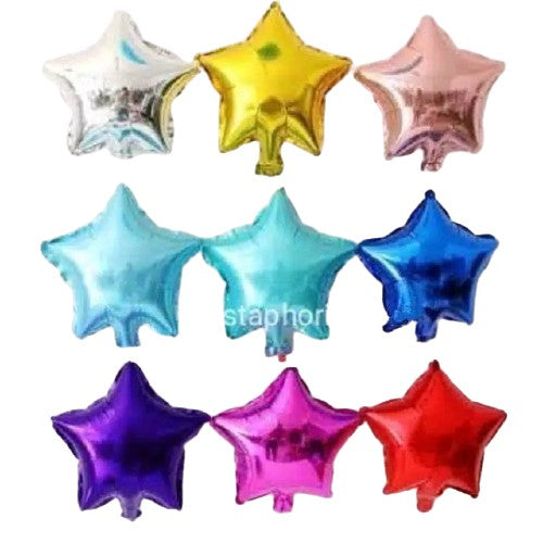 Balon Foil Bintang / Star Size 10 inch ( 25 cm )