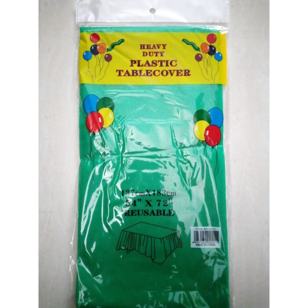 Taplak Meja Plastik Polos / Plastic Table Cover Polos
