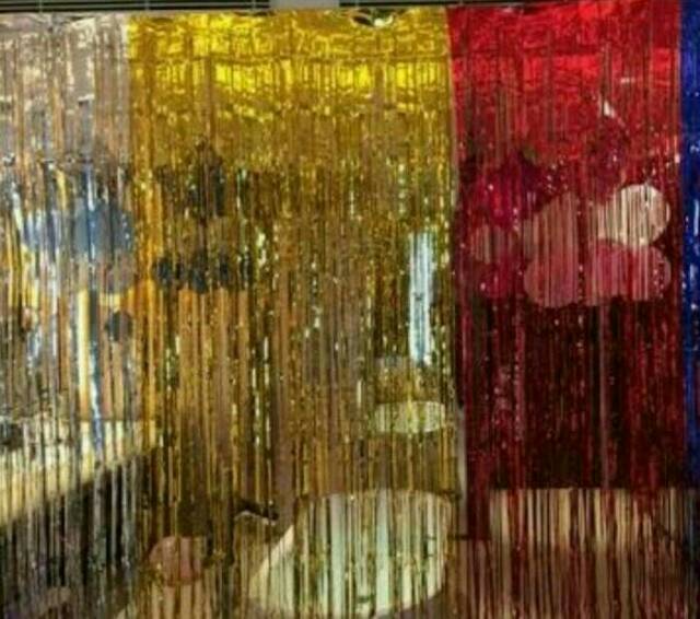 Foil Curtain / Tirai Foil Lebar 1 meter Panjang 2 Meter