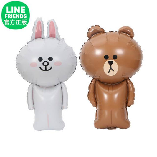 Balon Foil Line Friends Cony Brown Full Body Jumbo 78 cm