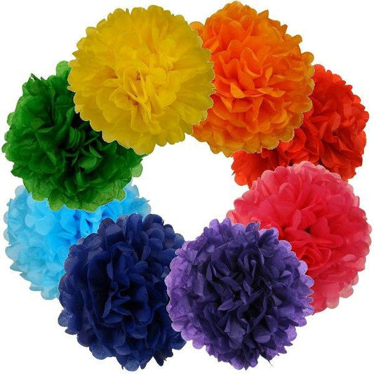 Pompom Paper 25 cm / Pompom Tissue / Pom Pom Flower / Pompom Kertas Decoration