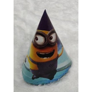 ( isi 10 pcs ) Party Hat / Topi Pesta Ulang Tahun / Ultah Karakter / Kartun Model Kerucut
