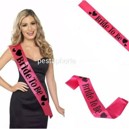(Tidak Bisa Custom) Selempang / Sash Birthday Girl, Birthday Boy, Birthday Princess, Bride To Be, Mom To Be, I Graduated