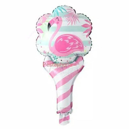 Balon Foil Pentung / Tongkat / Tenis Flamingo