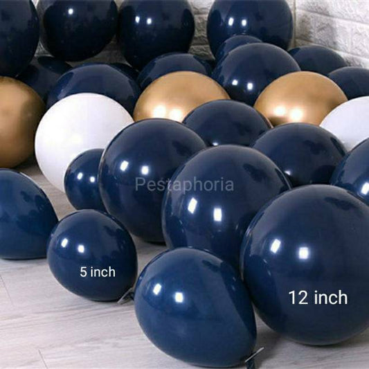 Balon Latex / Lateks Size 5 inch warna Midnight Blue