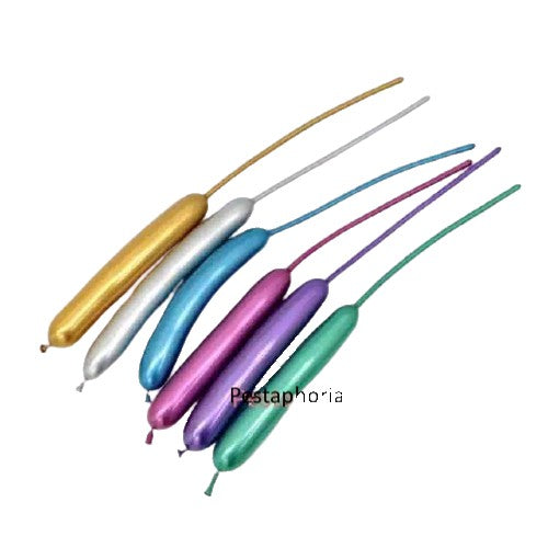 Balon Latex Twist Chrome / Balon Panjang / Pentil / Cacing Chrome