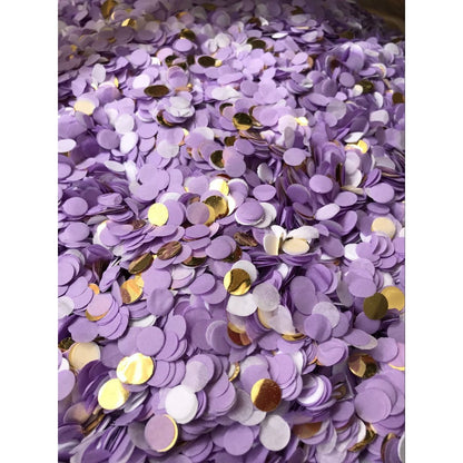 Confetti Mix Foil & Kertas Tissue isian Balon isi 10 gram ukuran 1 cm dan 1,5 cm