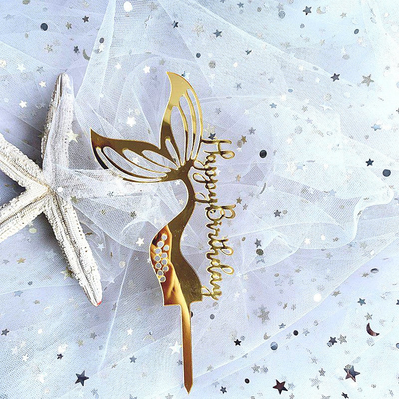 Cake Topper Acrylic HBD / Topper Kue Akrilik Happy Birthday Hello