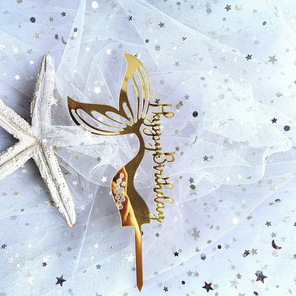 Cake Topper Acrylic HBD / Topper Kue Akrilik Happy Birthday Hello